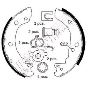 Uncategorised, First Line Brake Shoe Set, Firstline