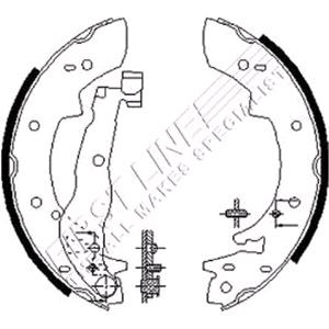 Uncategorised, First Line Brake Shoe Set, Firstline