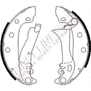 Uncategorised, First Line Brake Shoe Set, Firstline