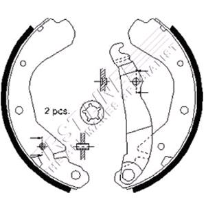 Uncategorised, First Line Brake Shoe Set, Firstline