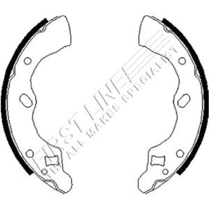 Uncategorised, First Line Brake Shoe Set, Firstline