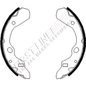 Uncategorised, First Line Brake Shoe Set, Firstline