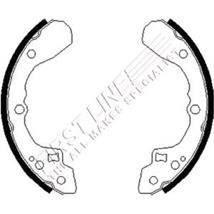 Uncategorised, First Line Brake Shoe Set, Firstline