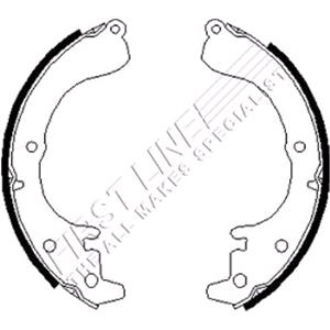 Uncategorised, First Line Brake Shoe Set, Firstline