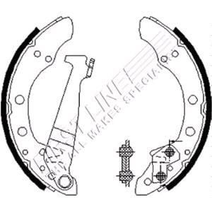 Uncategorised, First Line Brake Shoe Set, Firstline