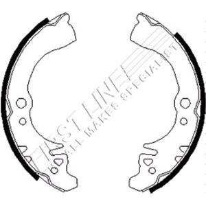 Uncategorised, First Line Brake Shoe Set, Firstline