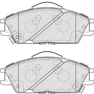 Brake Pads, FERODO Front Brake Pads (Full set for Front Axle), FERODO