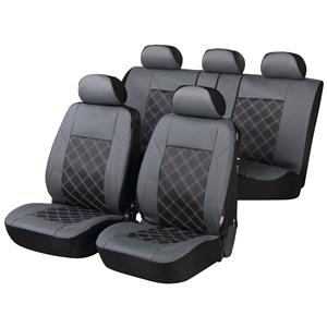 Seat Covers, Car Seat Cover Durham, 2FS 2pcs 5NS 1RS 8pcs   Zipp I, Coll. DeLuxe   anthrazite   Audi E TRON 2018 Onwards, Walser