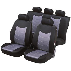 Seat Covers, Felicia car seat cover   Black & Silver   Audi E TRON Sportback 2019 Onwards, Walser