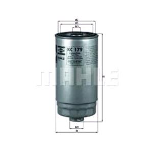 Fuel Filters, MAHLE Fuel Filter   KC179, Mahle Original