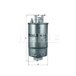 Fuel Filters, Mahle Fuel Filter   KL566, Mahle Original