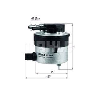 Fuel Filters, MAHLE Fuel Filter   KL569, Mahle Original