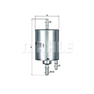 Fuel Filters, MAHLE Fuel Filter   KL570, Mahle Original