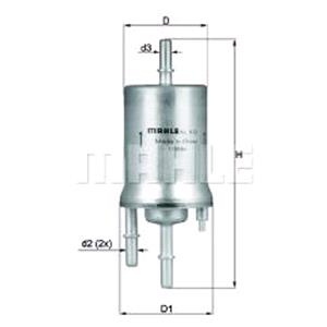 Fuel Filters, MAHLE Fuel Filter   KL572, Mahle Original