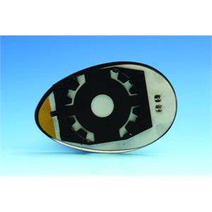 Wing Mirrors, Alfa 156 , RHD Glass with Support Alfa 156 + left + convex + blue_glass + heater, 