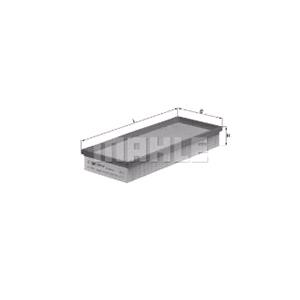 Air Filters, MAHLE Air Filter   LX978, Mahle Original