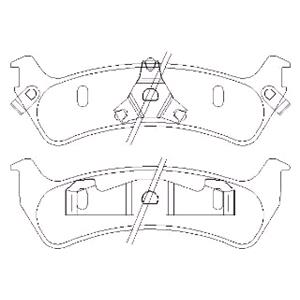 Brake Pads, Mintex Rear Brake Pads (Full set for Rear Axle) *SALE*   MDB1933, Mintex