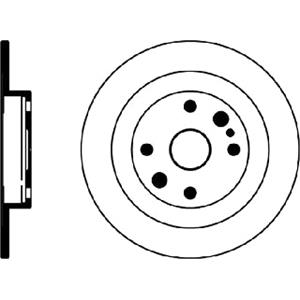 Brake Discs, Mintex Rear Axle Brake Discs (Pair)   Diameter: 250mm   MDC660, Mintex