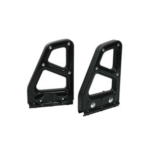 Pair Of Load Stops For NorDrive Black Steel Roof Bars - 23 cm