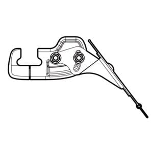 Wind Deflector Kit For Black Steel NorDrive Roof Bars - 110cm