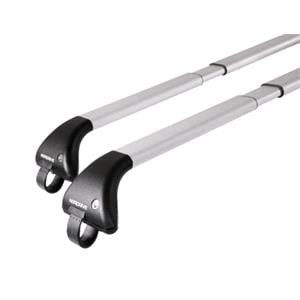 Complete set of aluminium roof bars, supplied with locks and keys