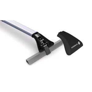 Complete set of aluminium roof bars, supplied with locks and keys