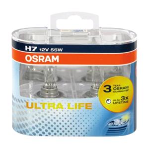 Bulbs - by Bulb Type, 12V ultra Life - H7 - 55W - PX26d - 2 pcs  - Box, Osram
