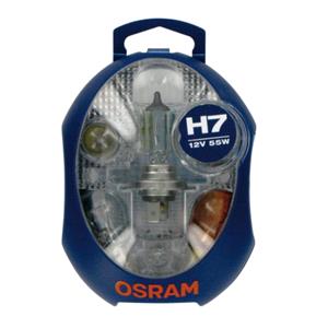 Bulbs   by Bulb Type, Osram 12V H7 Halogen Spare Bulb Kit (6 Bulbs and 3 Fuses), Osram