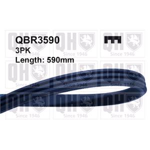 V ribbed Belts, Quinton Hazell V Ribbed Drive Belt   QBR3590, Quinton Hazell