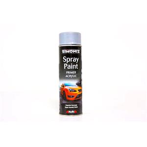Basic Car Paints, Simoniz Grey Primer Aerosol - 500 ml, Simoniz