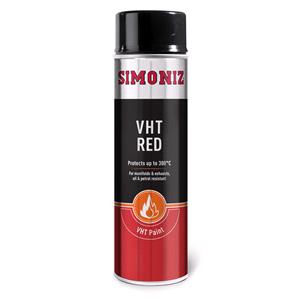 Specialist Paints, Simoniz Very High Temperature Paint - Red - 500ml, Simoniz