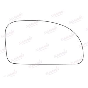 Wing Mirrors, Right Stick On Wing Mirror glass for Hyundai GETZ 2002 2010, SUMMIT