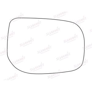 Wing Mirrors, Right Stick On Wing Mirror Glass for Toyota AURIS VAN van 2006 2013, SUMMIT