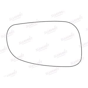 Wing Mirrors, Right Stick On Wing Mirror Glass Volvo S60 2000 to 2003 (pre facelift), SUMMIT