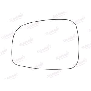Wing Mirrors, Left Stick On Wing Mirror Glass for Suzuki SWIFT III, 2005 2010, SUMMIT
