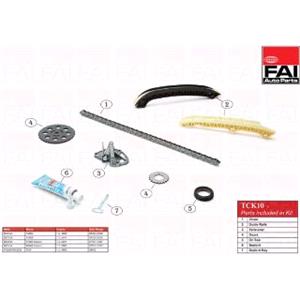 Timing Chain Kit, FAI AutoParts Timing Chain Kit   TCK10, FAI AutoParts