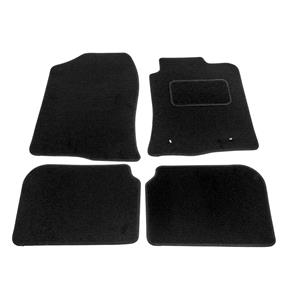 Car Mats, Tailored Car Floor Mats in Black for Toyota Avensis Saloon  2003 2008   2 Clips In Driver, Tailored Car Mats