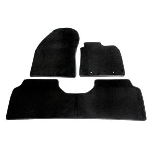 Car Mats, Luxury Tailored Car Floor Mats in Black for Toyota Avensis Saloon Pre Facelift 2009 2012, Luxury Tailored Car Mats