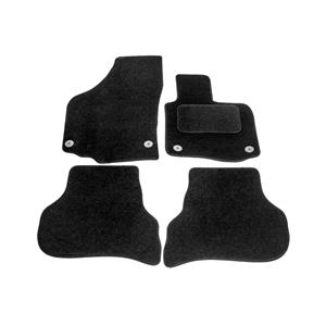 Car Mats, Tailored Car Floor Mats in Black for Volkswagen Golf V Plus Compact MPV 2005 2014, Tailored Car Mats