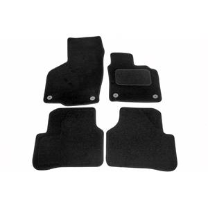 Car Mats, Tailored Car Floor Mats with Round Clip Holes in Black for Volkswagen Passat Estate  2010 2015, Tailored Car Mats