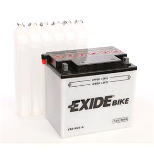 Motorcycle Batteries, Exide Y60N24A Motorcycle Battery 1 Year Warranty, Exide