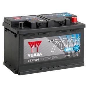 Batteries, YUASA YBX7096 EFB Stop Start Battery 096 4 Year Warranty, YUASA