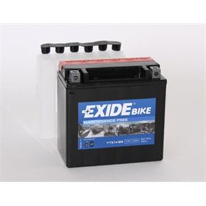 Motorcycle Batteries, EXIDE Motorcycle Battery   YTX14BS AGM 12V Battery, Exide