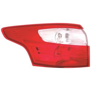 Lights, Left Rear Lamp (Estate Model, Supplied Without Bulbholder) for Ford FOCUS III Estate  2011 on, 