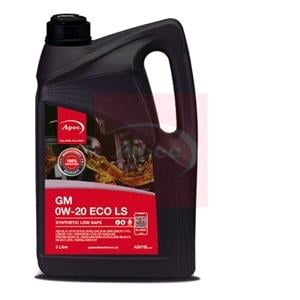 Engine Oils, APEC GM 0W20 ECO LS CS Fully Synthetic Oil   5 Litre, APEC