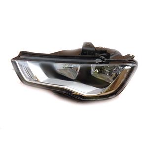 Lights, Left Headlamp (Halogen, Takes H7 / H15 Bulbs, Supplied With Motor) for Audi A3 Saloon 2012 on, 