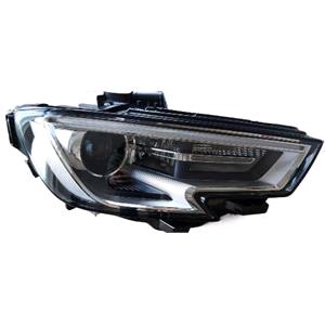 Lights, Right Headlamp (Bi Xenon, Takes D5S / H8 Bulbs, Supplied Without Bulbs or Ballast) for Audi A3 Saloon 2016 on, 