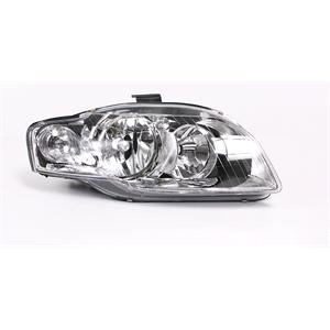Lights, Right Headlamp (With Clear Indicator, Original Equipment) for Audi A4 2005 2007, 