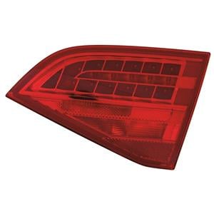 Lights, Right Rear Lamp (Inner, On Boot Lid, LED Type, Estate Models, Original Equipment) for Audi A4 Avant  2008 2012, 