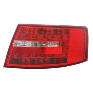 Lights, Right Rear Lamp (Saloon, LED Type, Supplied With Bulb Holder, Original Equipment) for Audi A6 2004 2008, 